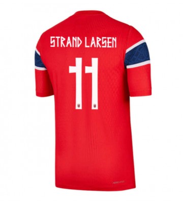 Norge Jorgen Strand Larsen #11 Replika Hemmatröja VM 2026 Kortärmad